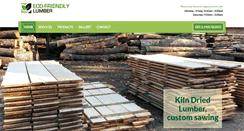 Desktop Screenshot of ecofriendlylumber.com
