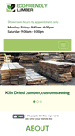 Mobile Screenshot of ecofriendlylumber.com